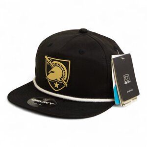 Army Black Knights 3D Classic Rope Hat- Black/ White